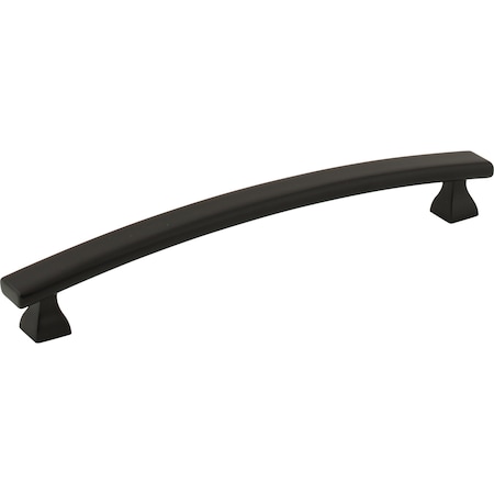 Elements 160 mm Center-to-Center Matte Black Square Hadly Cabinet Pull 449-160MB